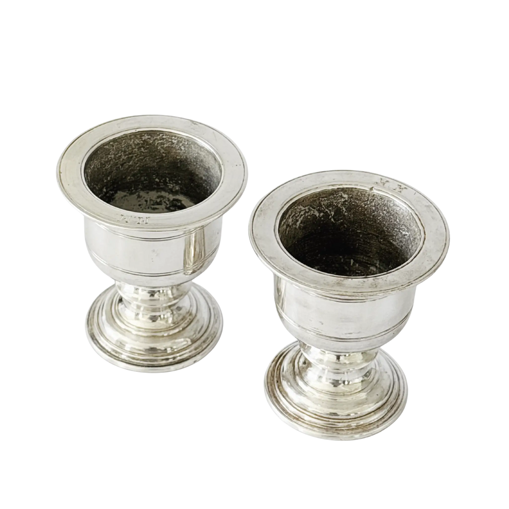 German Silver Pots – Large