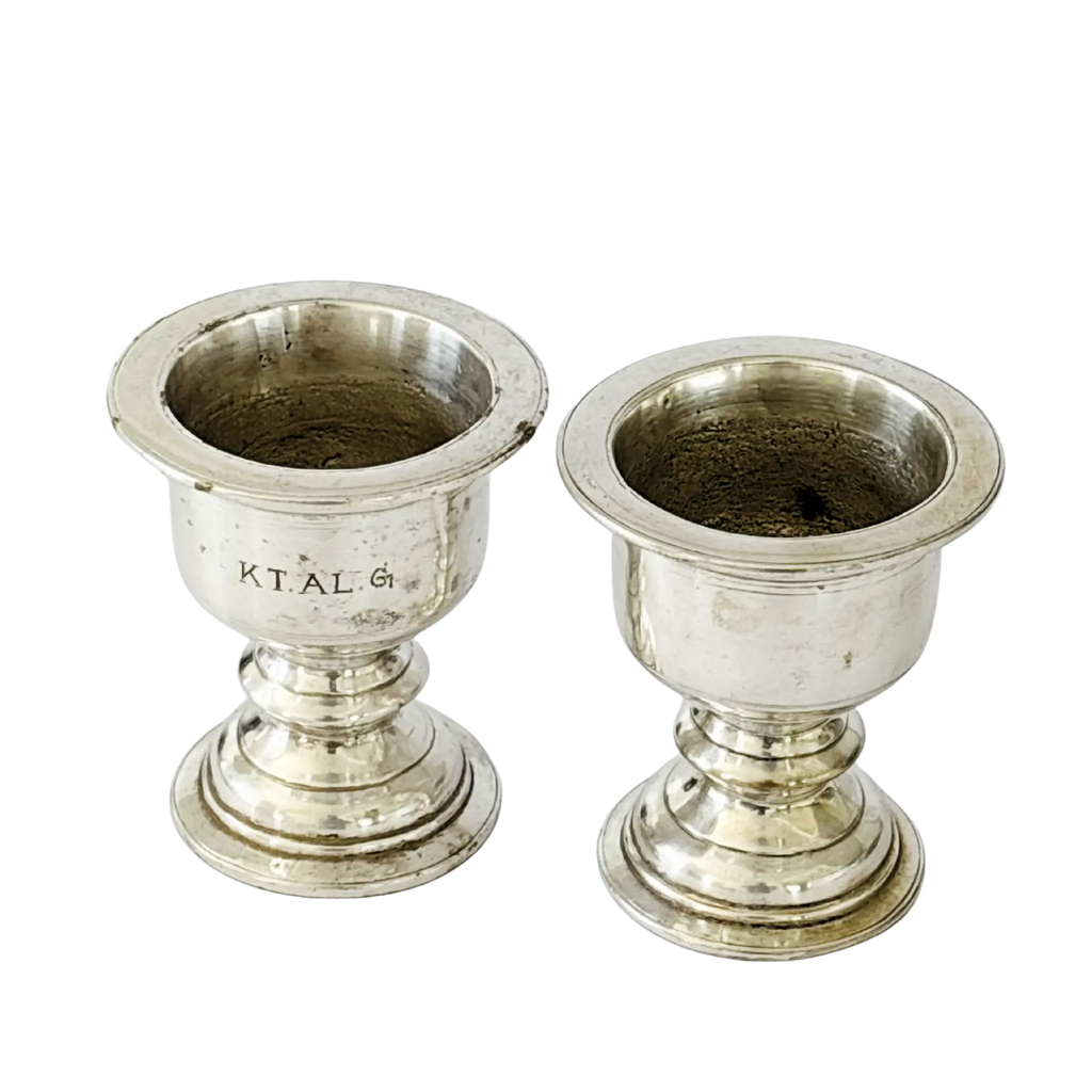 German Silver Pots – Large